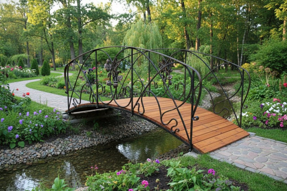 Кованый мостик №13