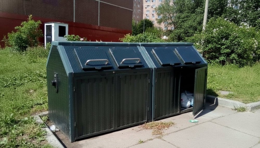 Групповые мусорные баки