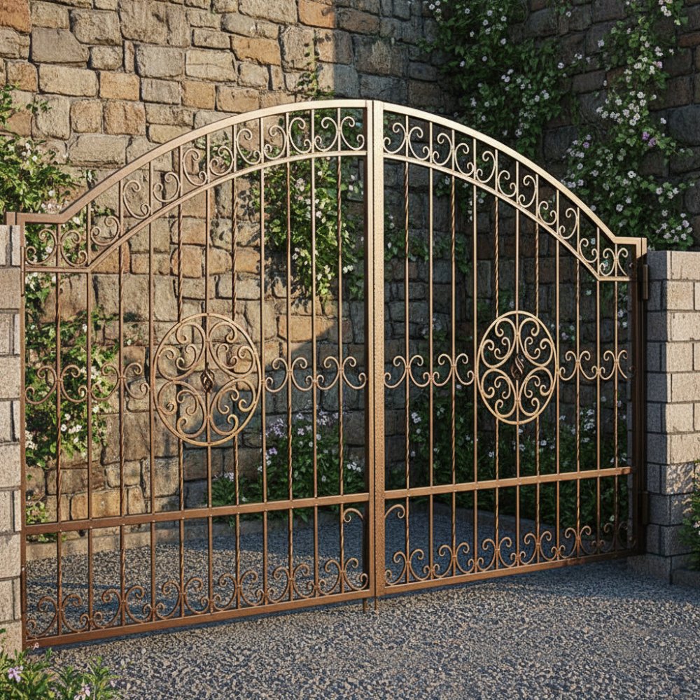 Ворота кованые №199
