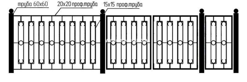 Забор сварной СЗ-20