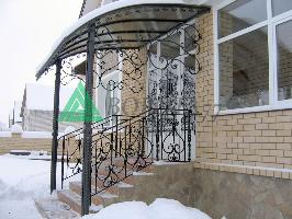 Навесы из поликарбоната над крыльцом фото