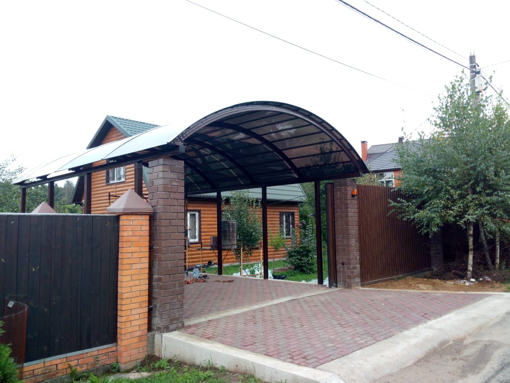 Ворота навесы своими руками