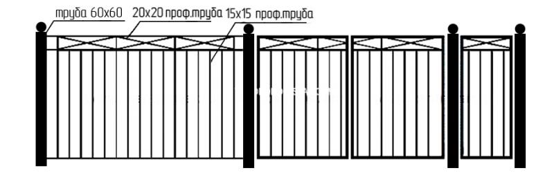 Забор сварной СЗ-26