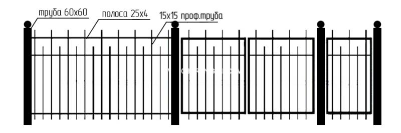 Забор сварной СЗ-61