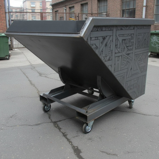 Мусорный контейнер на колёсиках
