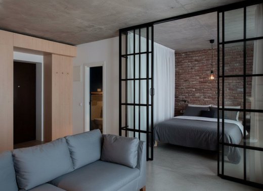 Перегородки в спальню для дома LOFT №1