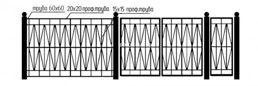 Забор сварной СЗ-34