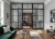 Перегородки в спальню распашные для дома LOFT №18