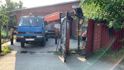 Прочный арочный навес — не боится снега: установка „под ключ“