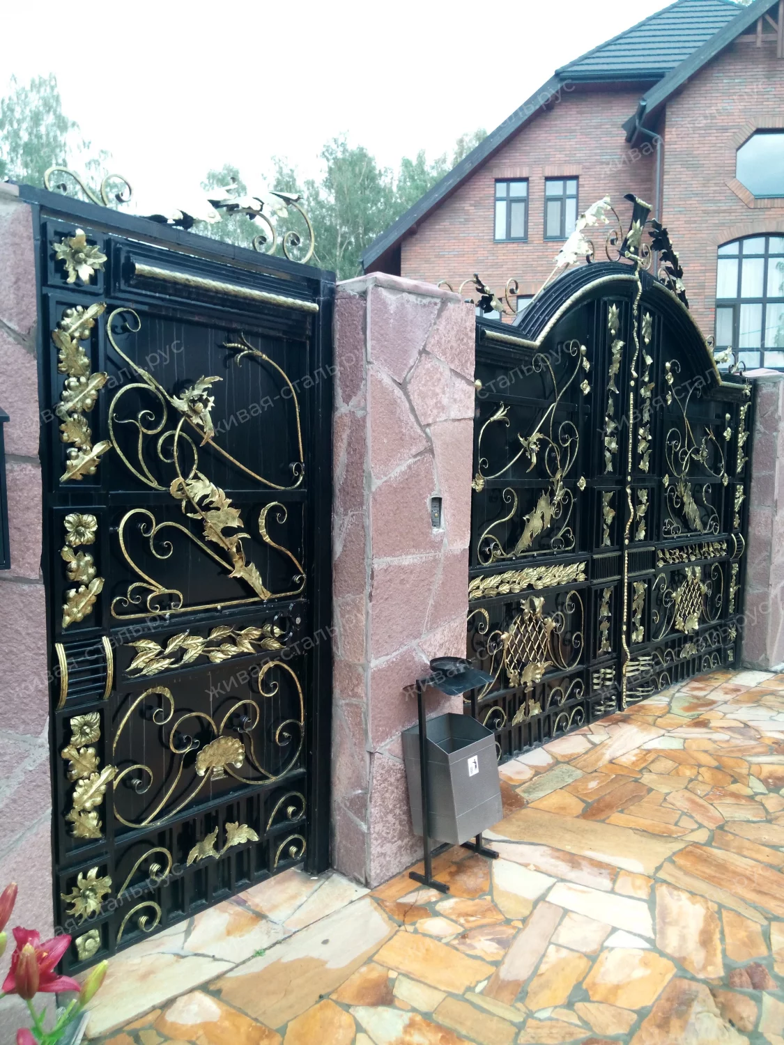 Ворота кованые 7 ключей